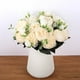 thumbnail image 5 of Ramo de flores artificiales Toystoory peonía de seda rosa 30cm 5 cabezas grandes y 4 brotes, 5 of 6