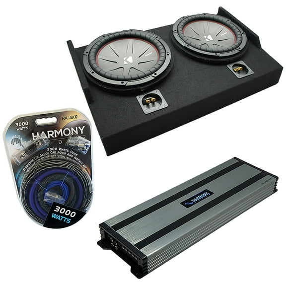 15-25 Ford F150 Super Cab Kicker CompR CWR10 Dual 10 Custom Sub Box HA-A1500.1