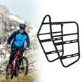 thumbnail image 1 of Colaxi Mountain Bike Front Rack Bag Luggage Shelf Aluminum Alloy Practical Front Rack Cargo Pannier for Travel Shopping Trip B, 1 of 8