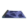 thumbnail image 2 of Ahgly Company Indoor Square Abstract Blue Modern Area Rugs, 8' Square, 2 of 4