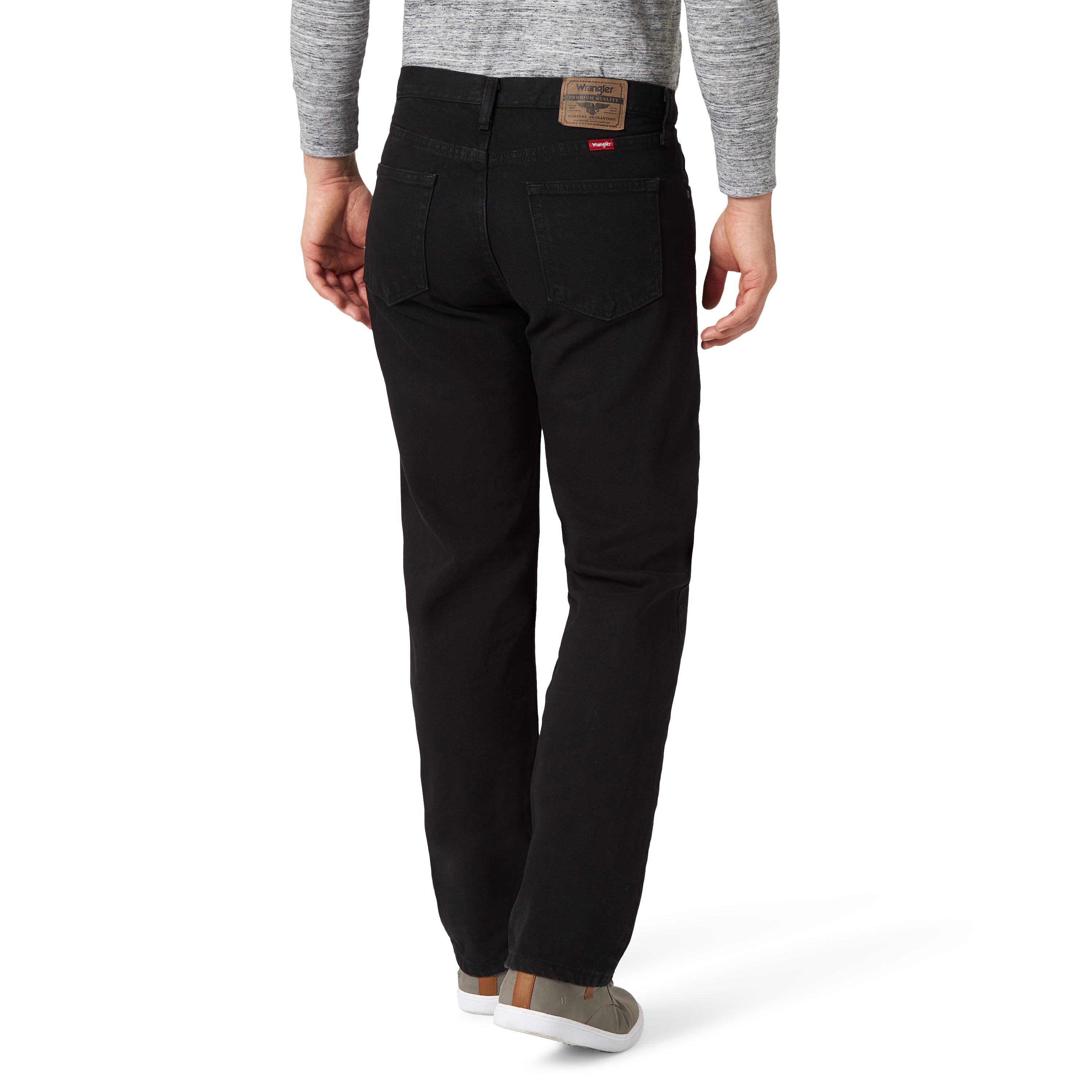 Wrangler Men's and Big Men's Relaxed Fit Cotton Jeans