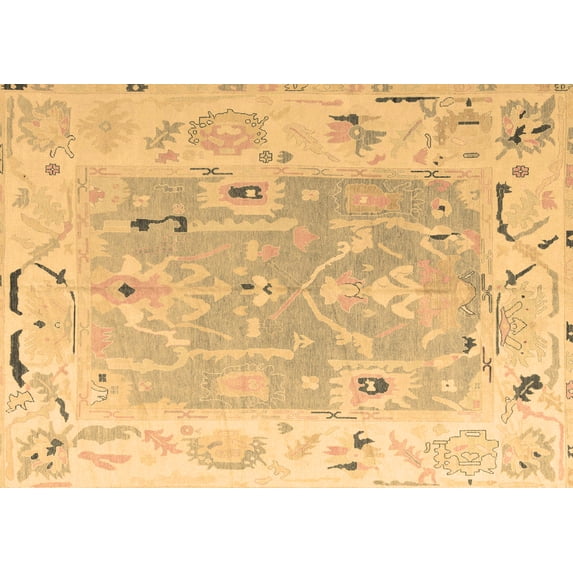 Ahgly Company Indoor Rectangle Oriental Brown Traditional Area Rugs, 3' x 5'