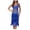 Blue, variant on Womens 1920s Vintage Sequin Dress V Neck Sleeveless Glitter Fringed Party Elegant Tassel Evening Party Cocktail Dresses White S