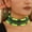 GREEN, variant on 2026 World Soccer Cup Women Necklace and Earring Set Soccer Gifts Sports Jewelry for USA Mexico Canada Argentina Brazil Fans Gifts