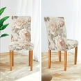 thumbnail image 3 of Yayeee 2 Pack Dining Chair Covers Stretch Parson Chairs Slipcovers Seat Protector, Lace and Floral, 3 of 6