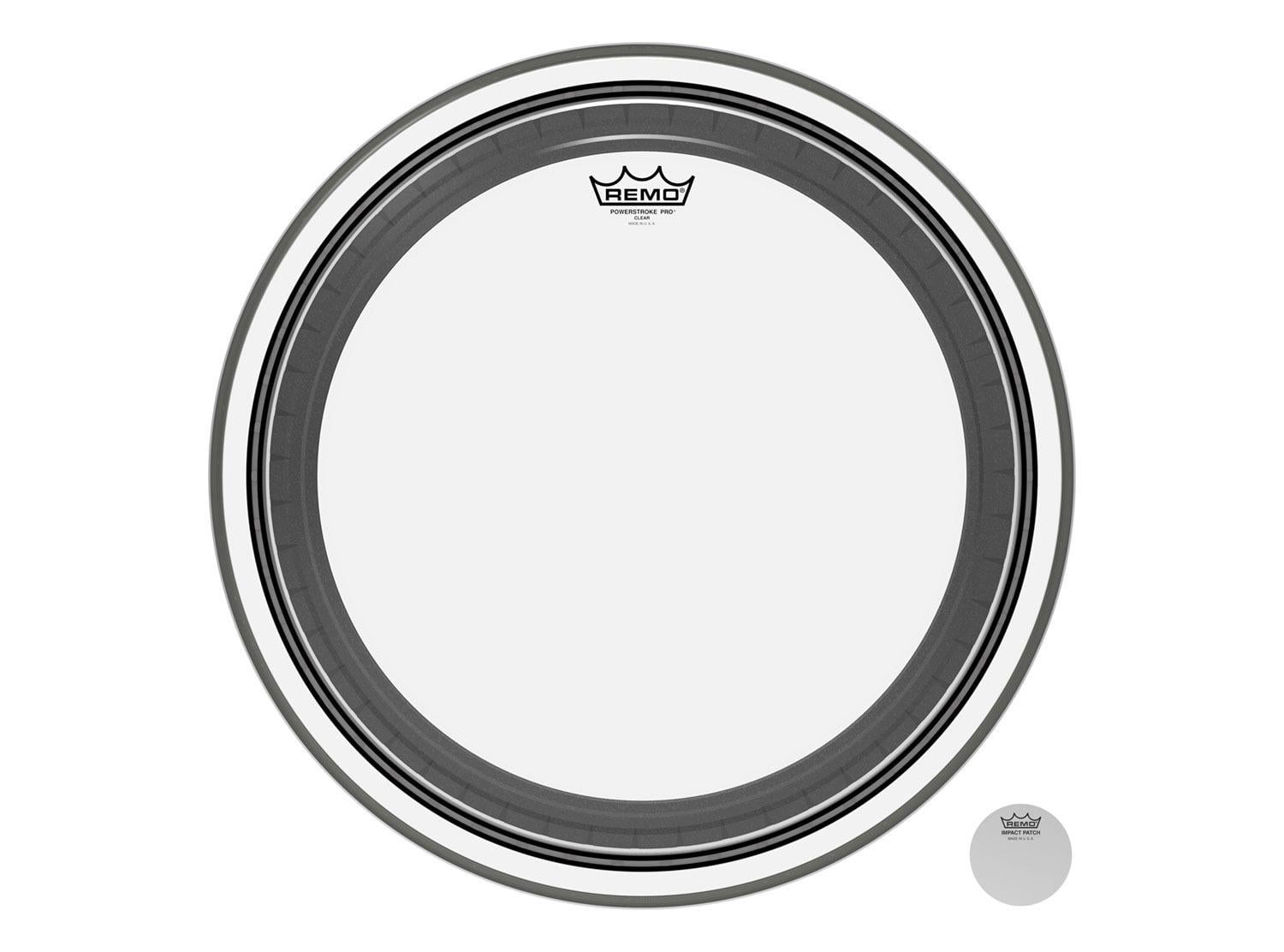 Remo Powerstroke Pro Clear Bass Drum Head (20")