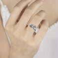 thumbnail image 3 of 2024 New 925 Sterling Silver Hug Rings For Women - Adjustable "i Love You Forever" Hug Ring, Jewelry Gift For Teen Girls And Couples, Silver Plated, 3 of 3