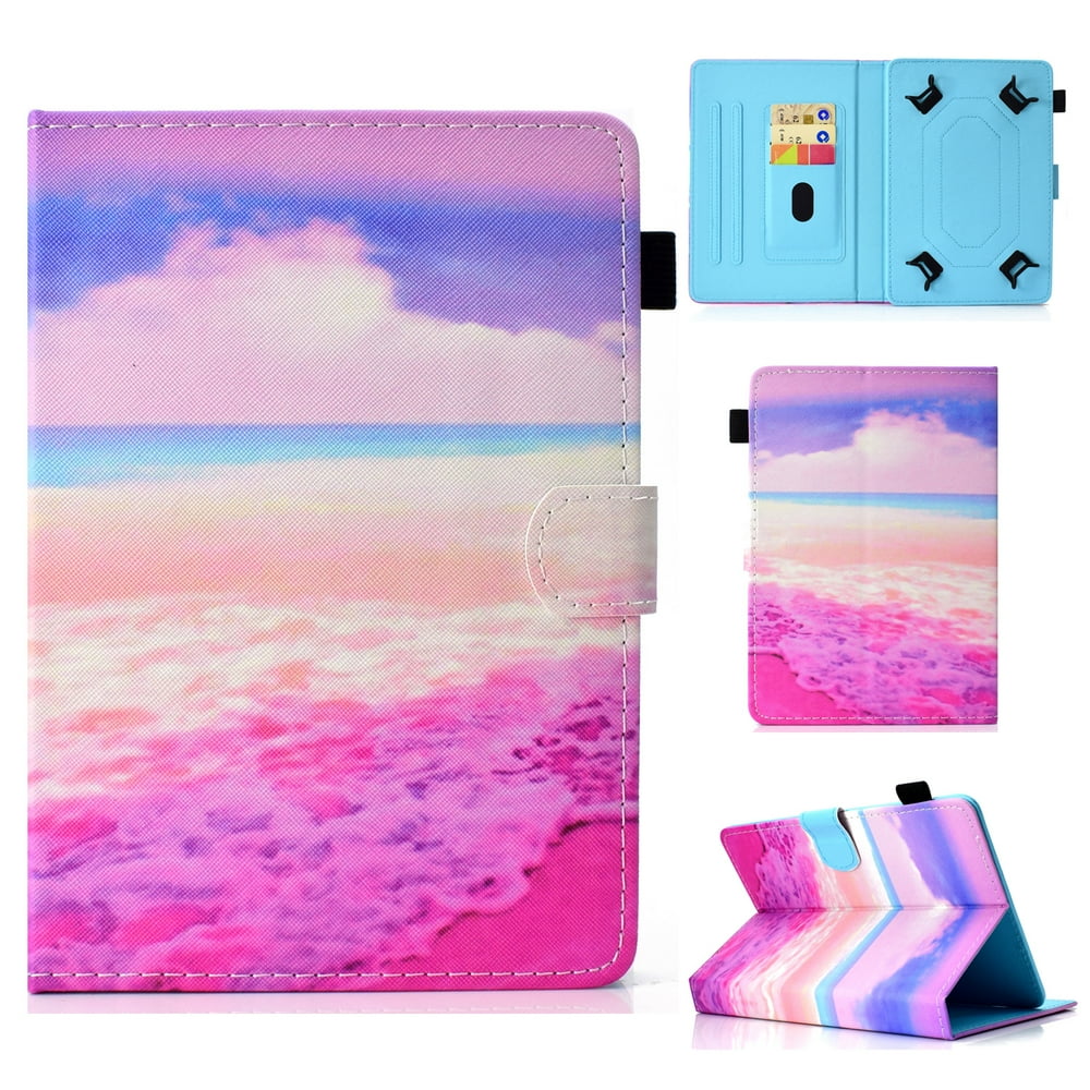 9.510.5 inch Universal Case, Allytech PU Leather Closure Case Cover Flip Stand