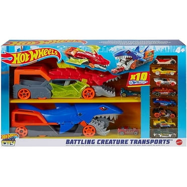 Hot Wheels Battling Creature Transports Vehicles Playset & Gift 1 Pack