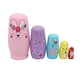 thumbnail image 3 of Muñeca Apilable, 5 Capas, Muñecas Anidadas, Matryoshka De Madera, Muñecas Anidadas Rusas, 3 of 9