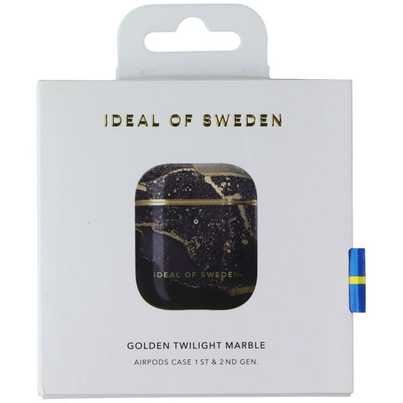 IDEAL OF SWEDEN Airpods Case for AirPods 1st/2nd Gen - Golden Twilight Marble