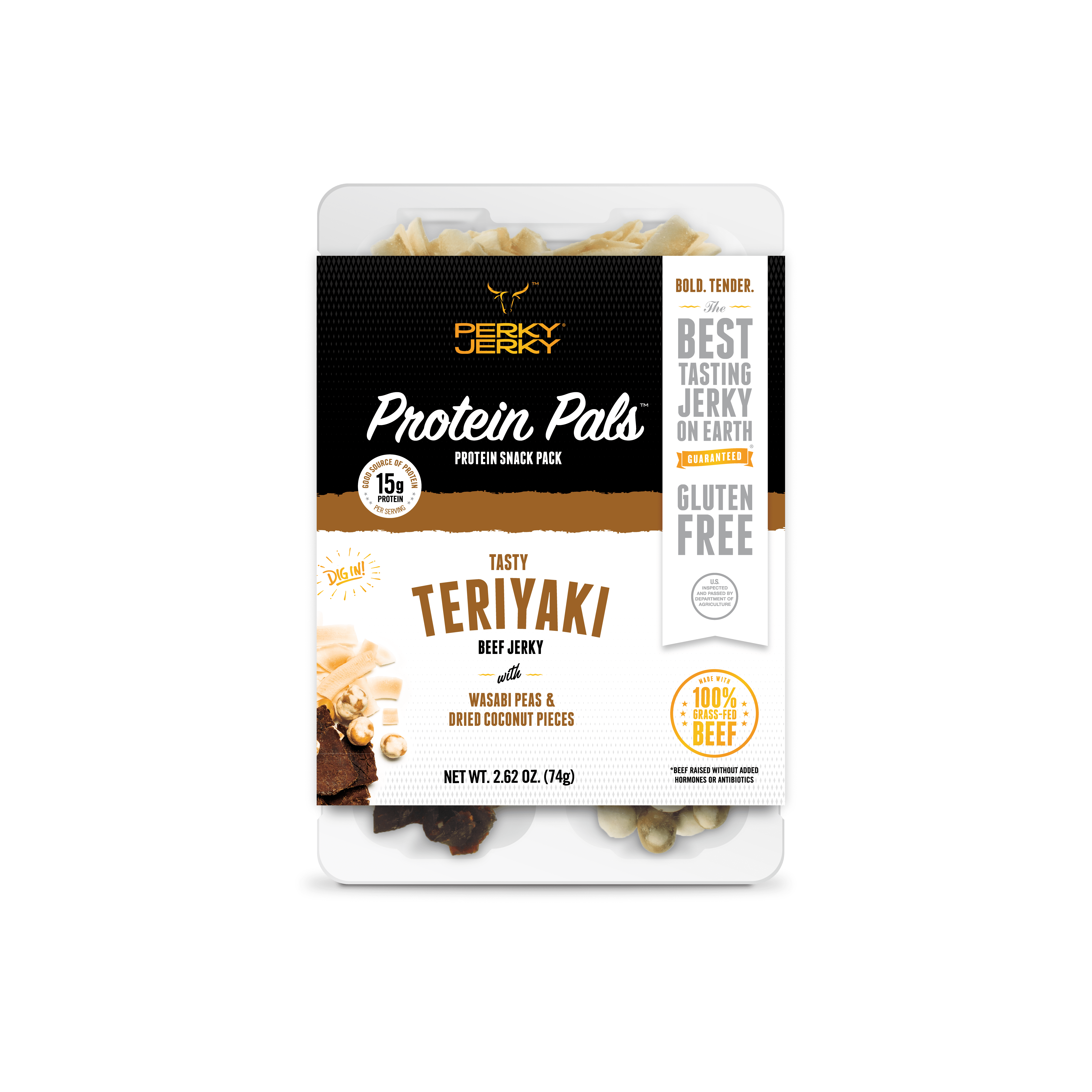 Perky Jerky Protein Pal Beef Teriyaki
