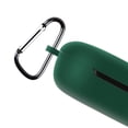 thumbnail image 2 of Funda de silicona para auriculares con mosquetón para Redmi Buds 4 Lite (verde oscuro), 2 of 6