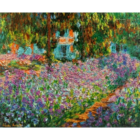 - Claude Monet Irises In Monet S Garden 03 Laminated Poster Print 24 x 36