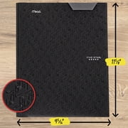 Five Star Stay-Put Plastic and Prong Folder, Black