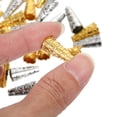 thumbnail image 4 of LOLIPPYY 100Pcs Small Metal End Caps Alloy Silver for Jewelry Making by Craft Enthusiasts, 4 of 8
