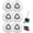 6 Count (Pack of 1), variant on 4 Pack Microfiber mop Head Replacements, Compatible with O-Ceda Easywring Single-Bucket Cleaning System, Powerful Stain Removal, Machine Washable, Easy to Replace
