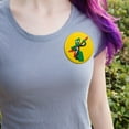thumbnail image 2 of Gumby Playing Guitar Rock and Roll Pinback Button Pin, 2 of 5
