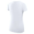 thumbnail image 3 of Women's G-III 4Her by Carl Banks White Texas Rangers Super-Slim Fit Lightweight City Graphic V-Neck T-Shirt, 3 of 5