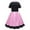 R/Pink853, variant on Vividxx Dresses For Girls 1950S Kids Poodle Dress 50S Sock Hop Short Sleeve Beach Party Dress
