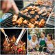 thumbnail image 5 of Utensilios para barbacoa, juego de 4 herramientas para barbacoa de acero inoxidable, accesorios para barbacoa, kit de herramientas para barbacoa con mango de madera y estuche de transporte,, 5 of 5
