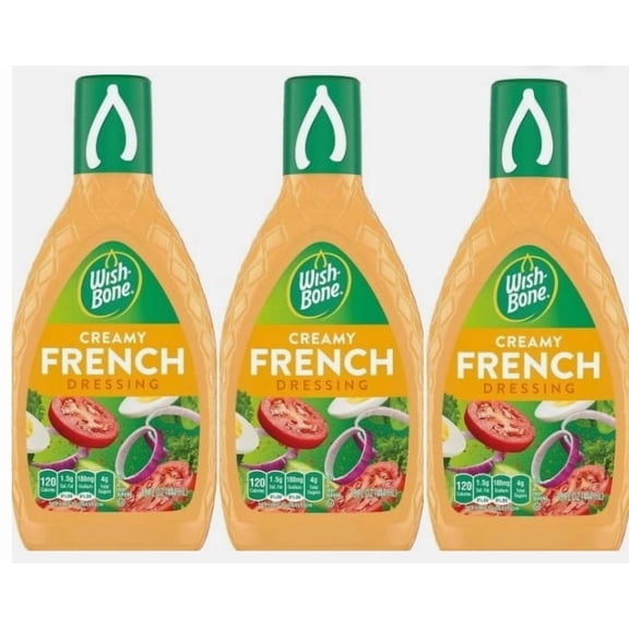 Salad Dressing Creamy French 3 Bottles 15 oz