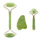 thumbnail image 1 of Rodillo De Jade Gua Sha, Kits De Masaje, Juego De Rodillos Faciales Antienvejecimiento Naturales, Equipo De Belleza De Jade Suave Y Cómodo Para Mujeres Y Niñas Sweethay CE002307-00, 1 of 7