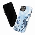 thumbnail image 3 of Sea Life Phone Case with Whale Shark Turtle Starfish iPhone Cover Ocean Theme Protective Phone Cover, Compatible with iPhone 16 15 14 13 12 11 Plus Pro Max Mini, 3 of 6