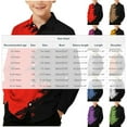 thumbnail image 2 of OGLCCG Button Down Shirts for Boys Casual Long Sleeve Dress Shirts for kids Cute Novelty Fashion Block Loose Fit Summer Shirts 3-14 Years, 2 of 6