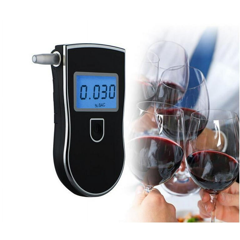 Breathalyzer, ProfessionalGrade Accuracy Digital Blue LED