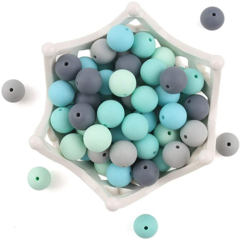 15mm Silicone Round Beads Baby Chewable Silicone Beads BPA Free