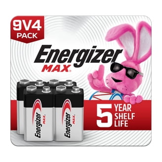 Eveready Super Heavy Duty Battery 9V, Pack of 4, Snap Top