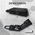 thumbnail image 3 of Key Lock Box, Kingsley KL313 Large Capacity Key Storage Box with Resettable Code, 4 Digit Combination Lock Box for Spare Keys, Water Resistant Key Box or Hanging Lock Box for Home, Airbnb, etc., 3 of 8