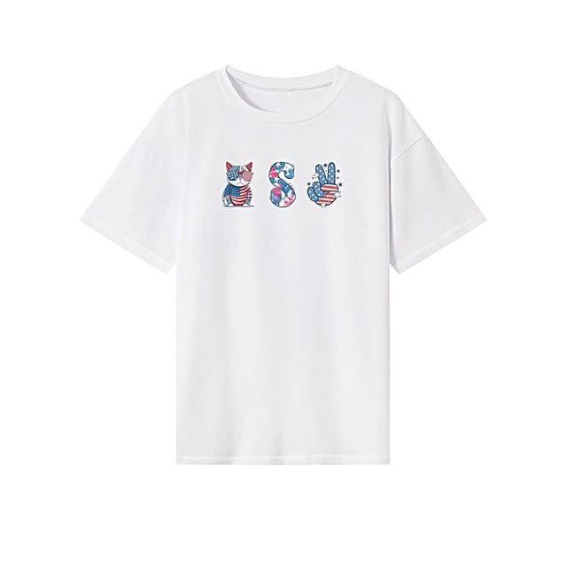 Camiseta para mujer verano clásico elegante casual cuello redondo camisa para mochilero L