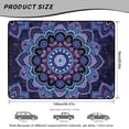 thumbnail image 6 of Jeiento Purple Large Mandala Car Trunk Mat For Dogs Anti-Shed Vehicle Rear Liner Scratch Proof All Season Floor Mat For Truck Van, 6 of 6
