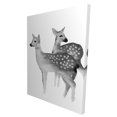 thumbnail image 1 of Faon black and white - 36"x48" canvas - Print on demand, 1 of 5