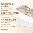 thumbnail image 6 of Vintage Floral Contact Paper Peel and Stick Wallpaper Soft Lavender Red Distressed Shabby Chic Design 23.6in x 9.8ft Self Adhesive Removable Wall Paper for Nursery Bedroom Cabinets Drawers, 6 of 8