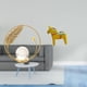 thumbnail image 2 of Escultura de cristal, figura de metal, adorno de escritorio, estatua, soporte para pasillo, chimenea, dormitorio, sala de estar, oficina y animal, 2 of 8