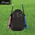 thumbnail image 6 of Champion Sports 600 Denier® Deluxe All Purpose 2 Compartment Backpack with Outer Pockets - Adjustable Straps & Carry Handle - 20"L x 13"W x 10"H - Blue, 6 of 7