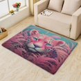 thumbnail image 2 of Cheetah Area Rug 6x8, Jungle Animal Rugs for Bedroom Living Room, Animals Carpet, Machine Washable Rug, Non Slip Soft Low Pile Rugs Large Area Rug Home Decor T6&-20, 2 of 7
