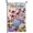 D, variant on GRFHBOR Garden Flags, Enchanted Floral Blue Butterflies Coneflower Display Spring Garden Flag, Double-Sided High-Quality White Linen Small Garden Flags For Patio And Lawn, 12x18Inch