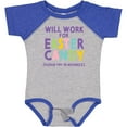 thumbnail image 3 of Inktastic Will Work for Easter Candy Please Pay in Advance Boys or Girls Baby Bodysuit, 3 of 5