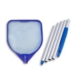 thumbnail image 6 of 100Fens Pool supplies Profession Leaf Rake Mesh Frame Net Skimmer Cleaner Swimming Pool Tool With 5 Assembly Rods Summer Pool Essentials, 6 of 9