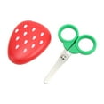 thumbnail image 2 of Strawberry Scissors, Paper Scissors Develop Hands on Ability Soft Handle Portable Back   for Home Decoration for Household, 2 of 8