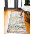 thumbnail image 2 of Unique Loom 3139895 2 ft. 7 in. x 10 ft. Monterey Causeway Runner Rug, Beige, 2 of 2