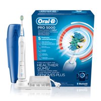Oral-B 5000 ($25 Mail In Rebate Available) SmartSeries Electric Toothbrush, White, Powered by Braun