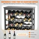 thumbnail image 4 of Botellero VEVOR modular para 42 botellas, madera de bambú, color negro, 4 of 9