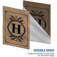 thumbnail image 6 of Anley Classic Monogram Letter H Garden Flag, Double Sided Family Last Name Initial Yard Flags, 6 of 6