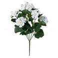 thumbnail image 1 of Guirlande de Souffle pour Bébés en Soie 11154 6 Pcs Géraniums Fleurs Réalistes avec Branches Réglables Longue Durée Géranium en Soie pour Intérieur Extérieur, 1 of 3