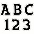 thumbnail image 1 of Fancy Black Uppercase 2 Letter Stickers, 1 of 1